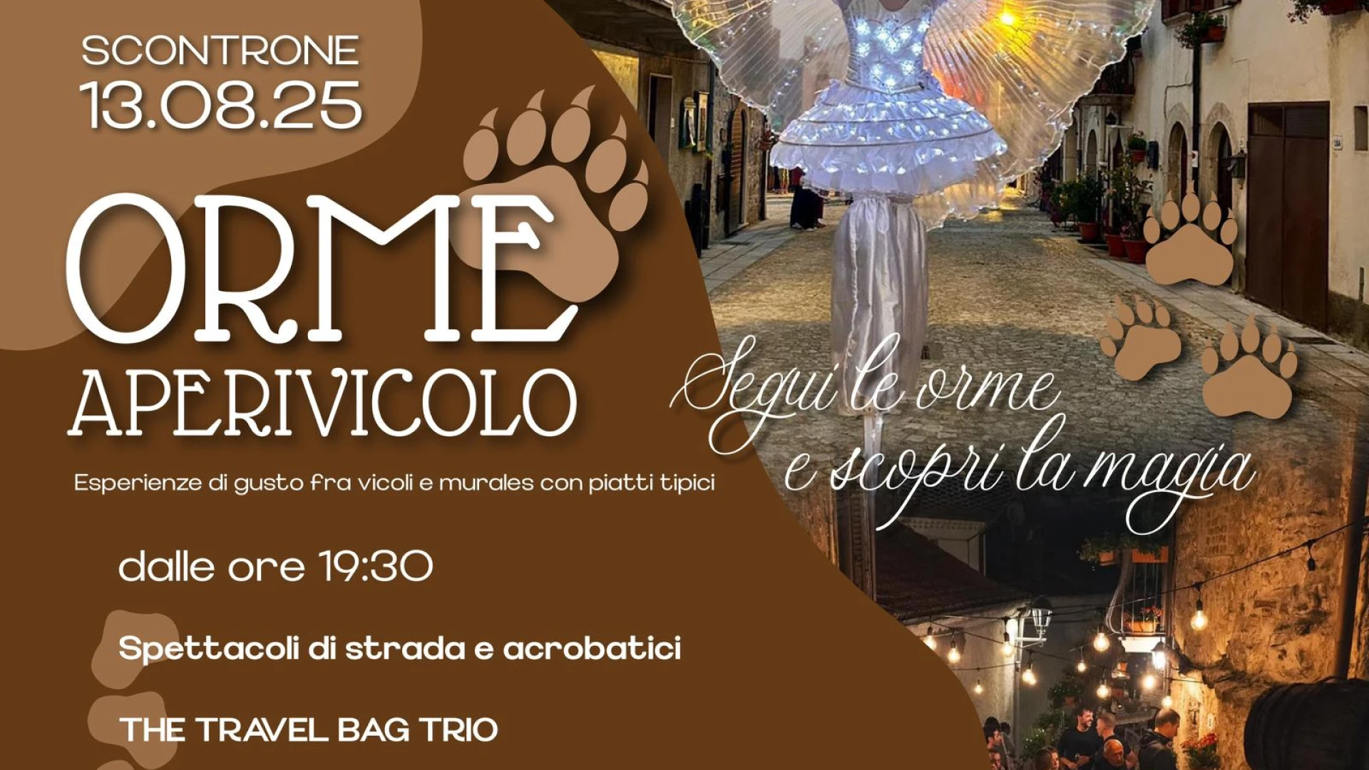 Scontrone: mercoledì 13 agosto appuntamento da non perdere con “Orme Aperivicolo”. Evento promosso dall’associazione Escursionisti.